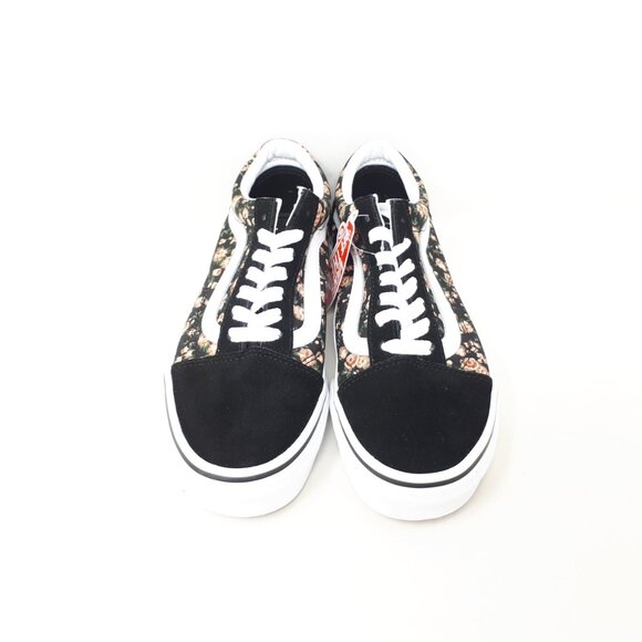 Vans Old Skool Rose Dreams Black White Skate Authentic Shoe Sneaker Womens 6 US - Picture 8 of 12